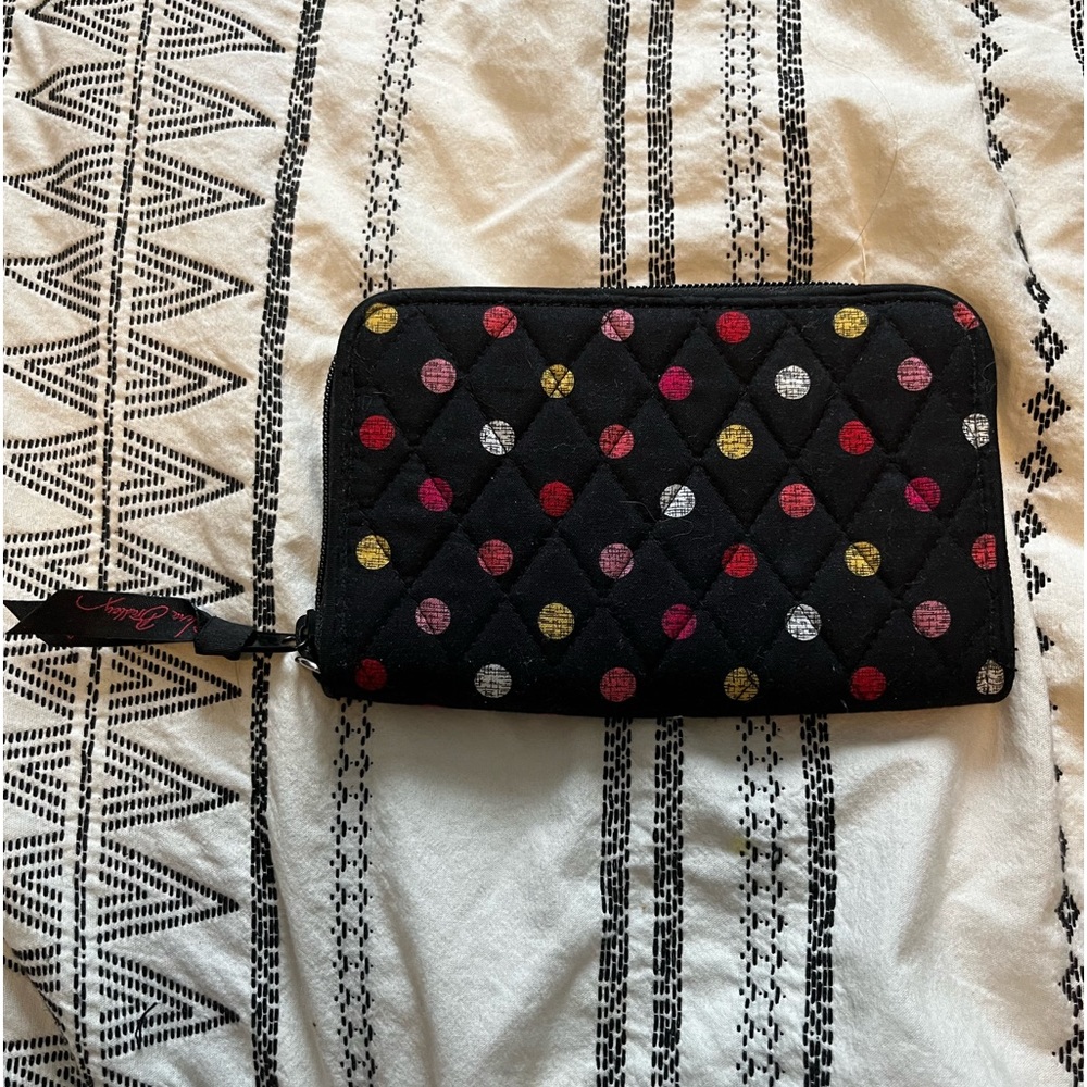 Vera Bradley Polka dot wristlet
